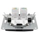 RJ45 + RJ11 Dose McPower Flair für ISDN Cat UP anthrazit