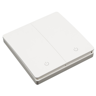 Funk-Wandtaster McPower Kinetic 2-fach IP66 Funktion ohne Batterie max 200m