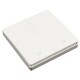 Funk-Wandtaster McPower Kinetic 2-fach IP66 Funktion ohne Batterie max 200m
