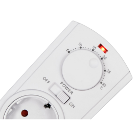 Steckdosen-Thermostat McPower TCU-440 5-30°C 3500W 230V Kabel + Außenfühler