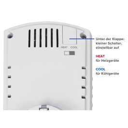 Steckdosen-Thermostat McPower TCU-440 5-30°C 3500W 230V Kabel + Außenfühler