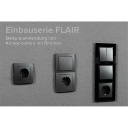 Steckdosen Set McPower Flair Beginner 3S 4-teilig anthrazit