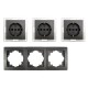 Steckdosen Set McPower Flair Beginner 3S 4-teilig anthrazit
