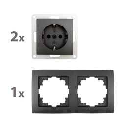 Steckdosen Set McPower Flair Beginner 2S Profi 3-teilig...