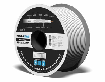 Megasat Koaxialkabel 130dB 5-fach geschirmt 100m