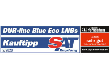 DUR-line Blue ECO Quad LNB für 4 Teilnehmer/Sat-Receiver