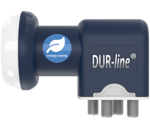 DUR-line Blue ECO Quad LNB für 4 Teilnehmer/Sat-Receiver