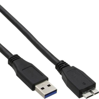Seagate USB 3.0 Kabel Typ A auf Micro B 0,5m schwarz