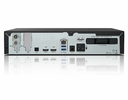 VU+ Duo 4K SE 1x DVB-C FBC Tuner 4TB Festplatte