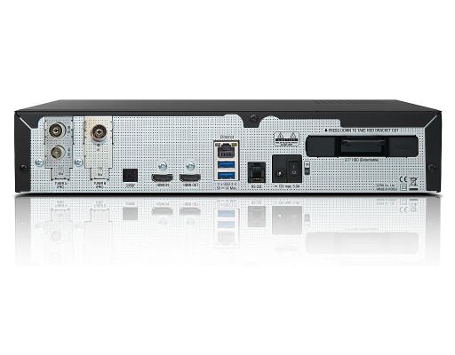 VU+ Duo 4K SE 1x DVB-C FBC + 1x DVB-T2 Dual Tuner 5TB Festplatte