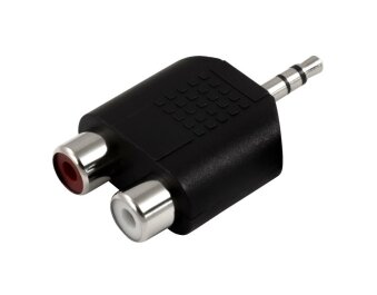 Audio-Adapter HOLLYWOOD  2x Cinchbuchse -> 3,5 mm...