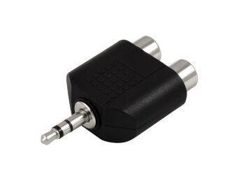 Audio-Adapter HOLLYWOOD  2x Cinchbuchse -> 3,5 mm...