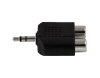 Audio-Adapter HOLLYWOOD  2x Cinchbuchse -> 3,5 mm Klinkenstecker Stereo