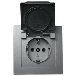 Schutzkontakt-Steckdose McPower Flair 250V~/16A UP IP44...