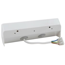 Steckdosenblock McPower Cup Aufbau weiß 2x Schutzkontakt + Schalter