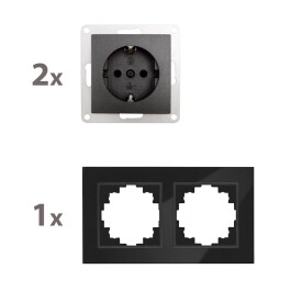 Steckdosen Set McPower Flair Beginner 2S-Style Profi...