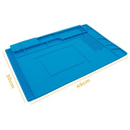 Silikon-Lötmatte McPower LM-16 45x30cm Hitzebeständig Antistatisch