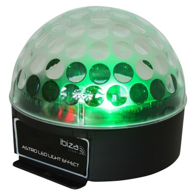 LED-Lichteffekt IBIZA ASTRO1 3x 3W RGB-LEDs 81 Linsen