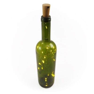 LED-Lichterkette McShine Bottle 20 LEDs ca. 2m Batteriebetrieb