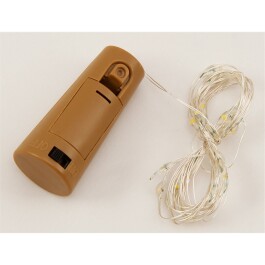 LED-Lichterkette McShine Bottle 20 LEDs ca. 2m Batteriebetrieb