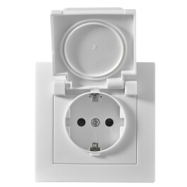 Schutzkontakt-Steckdose McPower Flair 250V~/16A UP IP44...
