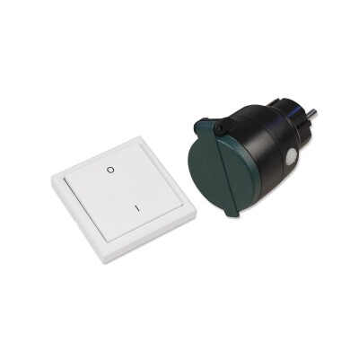 Funk-Schalter Set McPower Comfort Outdoor-Steckdose + Schalter max. 2300W