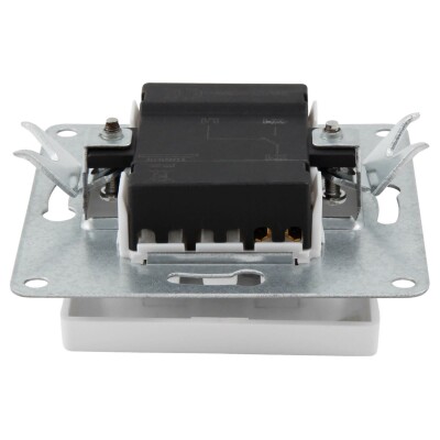 Wechselschalter McPower Cup 250V~/10A UP Klemmanschluss weiß 40er-Pack