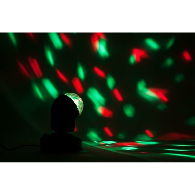 LED-Moving Head IBIZA LMH-ASTRO 6x RGB LEDs 18W