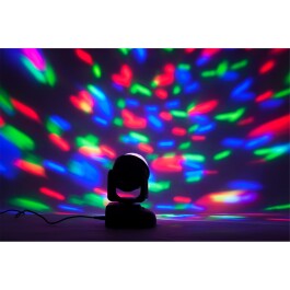 LED-Moving Head IBIZA LMH-ASTRO 6x RGB LEDs 18W