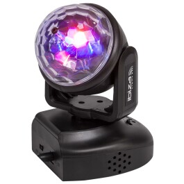 LED-Moving Head IBIZA LMH-ASTRO 6x RGB LEDs 18W