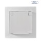Schutzkontakt-Steckdose McPower Flair 250V/16A UP IP44 weiß Steckanschluss