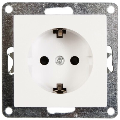Schutzkontakt-Steckdose McPower Flair 250V~/16A Einsteckschutz 18er-Pack