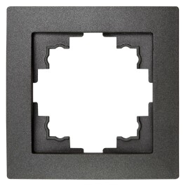 Rahmen McPower Flair 1-fach anthrazit 66er-Pack