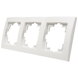 Rahmen McPower Flair 3-fach weiß 18er-Pack
