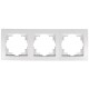 Rahmen McPower Flair 3-fach weiß 18er-Pack
