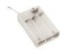 LED-Lichterkette McShine mit 50 Clips warmweiß transparent Batteriebetrieb