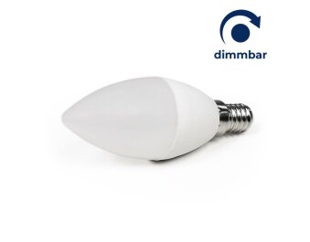 LED Kerzenlampe McShine E14 7W 520lm 160° 4000K neutralweiß dimmbar