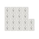 Schutzkontakt-Steckdose McPower Cup Einsteckschutz 18er-Pack inkl. Rahmen