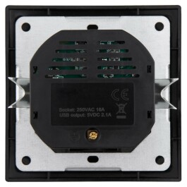 Schutzkontakt-Steckdose mit 2x USB McPower Flair 250V~/16A 5V/2,1A 12er-Pack