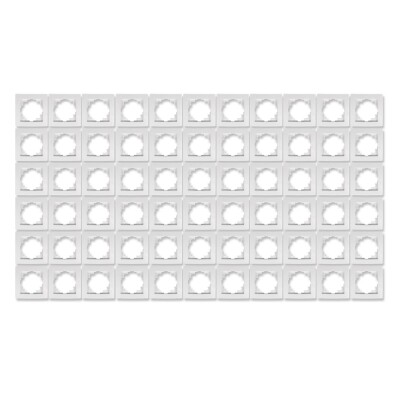 Rahmen McPower Flair 1-fach weiß 66er-Pack