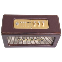 tragbarer Nostalgie Lautsprecher MADISON FREESOUND-VINTAGE-WD Bluetooth Akku