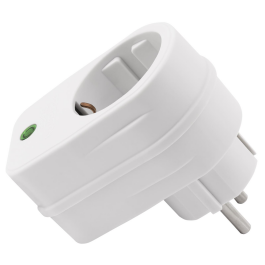 Steckdosenadapter McPower mit Überspannungsschutz 230V/3500W