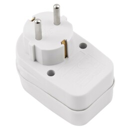 Steckdosenadapter McPower mit Überspannungsschutz 230V/3500W