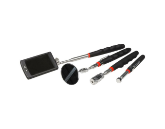 Pick-Up Werkzeug-Set McPower 4-teilig LED Pick-Up 2x Spiegel und Magnetheber