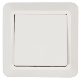 Wechselschalter McPower Cup Klemmanschluss weiß inkl. Rahmen 20er-Pack
