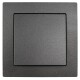 Wechselschalter McPower Flair 250V~/10A anthrazit inkl. Rahmen 20er-Pack