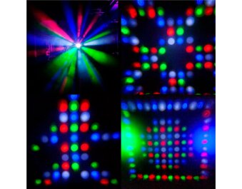 LED-Lichteffekt IBIZA COMBI-FX4 DMX gesteuert 3in1...