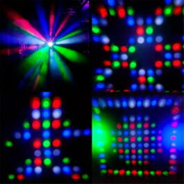 LED-Lichteffekt IBIZA COMBI-FX4 DMX gesteuert 3in1...