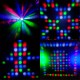 LED-Lichteffekt IBIZA COMBI-FX4 DMX gesteuert 3in1 Wash-Moon-Strobe