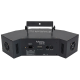 LED-Lichteffekt IBIZA COMBI-FX4 DMX gesteuert 3in1 Wash-Moon-Strobe